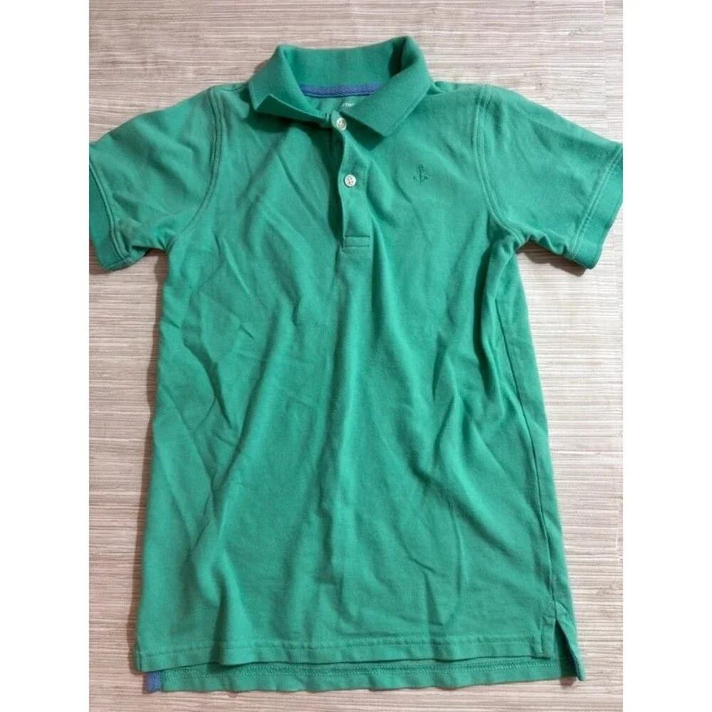 Carters 7 short sleeve polo with anchor